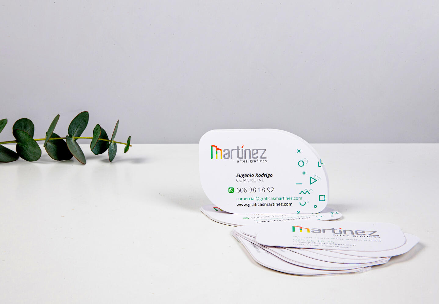 Tarjetas troqueladas